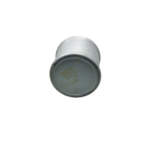 Vintage Powder Blue Ceramic "A Single Rose Can Be My Garden" Planter Pot - Picture 5 of 5